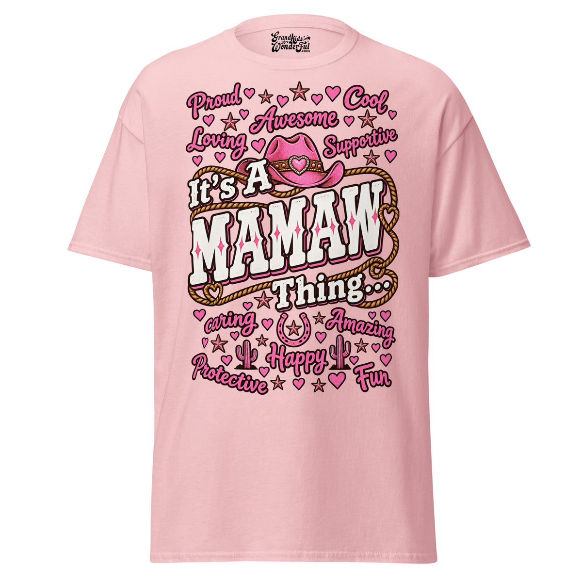 It's a Western Mamaw Thing - Unisex classic tee — Light Pink — front view