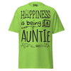 Happiness is Being an Auntie - Unisex classic tee — Lime — front view