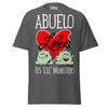 Abuelo Loves His Lil Monsters - Unisex classic tee — Dark Heather — front view