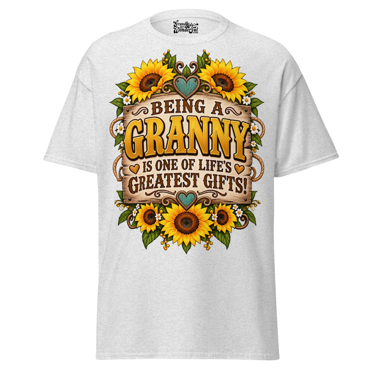 Being a GRANNY - Unisex classic tee — Ash — front view