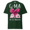 G-Ma Loves Her Lil Monsters - Unisex classic tee — Forest Green — front view