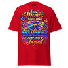 This Meme Loves Her Grandkids - Unisex classic tee — Red — front view