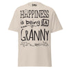 Happiness is Being a Granny - Unisex classic tee — Natural — front view