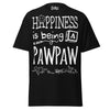 Happiness is Being a Pawpaw - Unisex classic tee — Black — front view