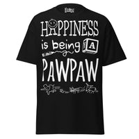 Happiness is Being a Pawpaw - Unisex classic tee — Black — front view