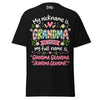 My Nickname is GRANDMA - Unisex classic tee — Black — front view