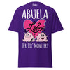 Abuela Loves Her Lil Monsters - Unisex classic tee — Purple — front view