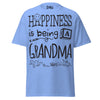 Happiness is Being a Grandma - Unisex classic tee — Carolina Blue — front view