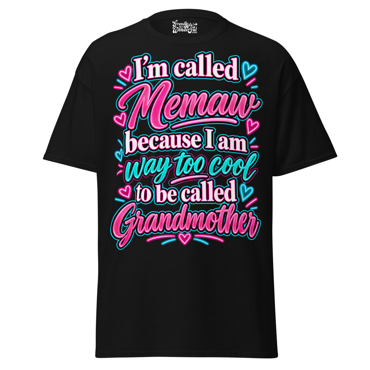 I'm Called MEMAW - Unisex classic tee — Black — front view