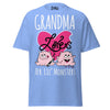 Grandma Loves Her Lil Monsters - Unisex classic tee — Carolina Blue — front view