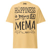 Happiness is Being a Mema - Unisex classic tee — Yellow Haze — front view