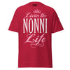 Livin' the NONNI Life - Unisex classic tee — Cardinal — front view