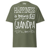 Happiness is Being a Grandpa - Unisex classic tee — Military Green — front view
