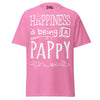 Happiness is Being a Pappy - Unisex classic tee — Azalea — front view