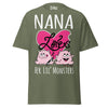 Nana Loves Her Lil Monsters - Unisex classic tee — Military Green — front view