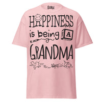 Happiness is Being a Grandma - Unisex classic tee — Light Pink — front view
