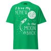 I Love my Nephew to the Moon and Back - Unisex classic tee — Irish Green — front view