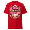 Grandma is My Favorite Name - Unisex classic tee — Red — front view