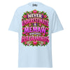 Never Underestimate Memaw - Unisex classic tee — Light Blue — front view