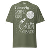 I Love my Grankids to the Moon and Back - Unisex classic tee — Military Green — front view
