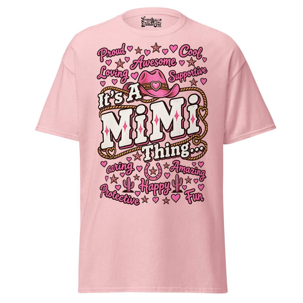 It's a Western Mimi Thing - Unisex classic tee — Light Pink — front view