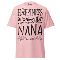 Happiness is Being a Nana - Unisex classic tee — Light Pink — front view