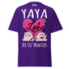 Yaya Loves Her Lil Monsters - Unisex classic tee — Purple — front view