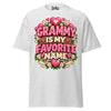 Grammy is My Favorite Name - Unisex classic tee — Ash — front view