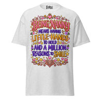 Being NANNY Means - Unisex classic tee — Ash — front view