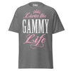 Livin' the GAMMY Life - Unisex classic tee — Graphite Heather — front view