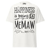 Happiness is Being a Memaw - Unisex classic tee — White — front view