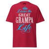 Livin' the GREAT-GRAMPA Life - Unisex classic tee — Cardinal — front view