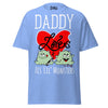 Daddy Loves His Lil Monsters - Unisex classic tee — Carolina Blue — front view