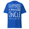 Happiness is Being a Uncle - Unisex classic tee — Royal — front view