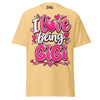 I Love Being GIGI - Unisex classic tee — Yellow Haze — front view