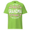 I'm that Crazy GRANDMA - Unisex classic tee — Lime — front view