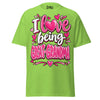 I Love Being GREAT-GRANDMA - Unisex classic tee — Lime — front view