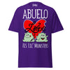 Abuelo Loves His Lil Monsters - Unisex classic tee — Purple — front view