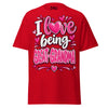 I Love Being GREAT-GRANDMA - Unisex classic tee — Red — front view
