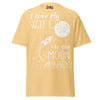 I Love my Wife to the Moon and Back - Unisex classic tee — Yellow Haze — front view