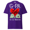 G-Pa Loves His Lil Monsters - Unisex classic tee — Purple — front view