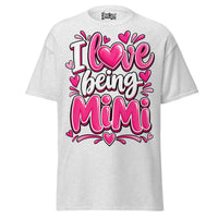 I Love Being MIMI - Unisex classic tee — Ash — front view