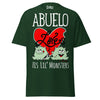 Abuelo Loves His Lil Monsters - Unisex classic tee — Forest Green — front view