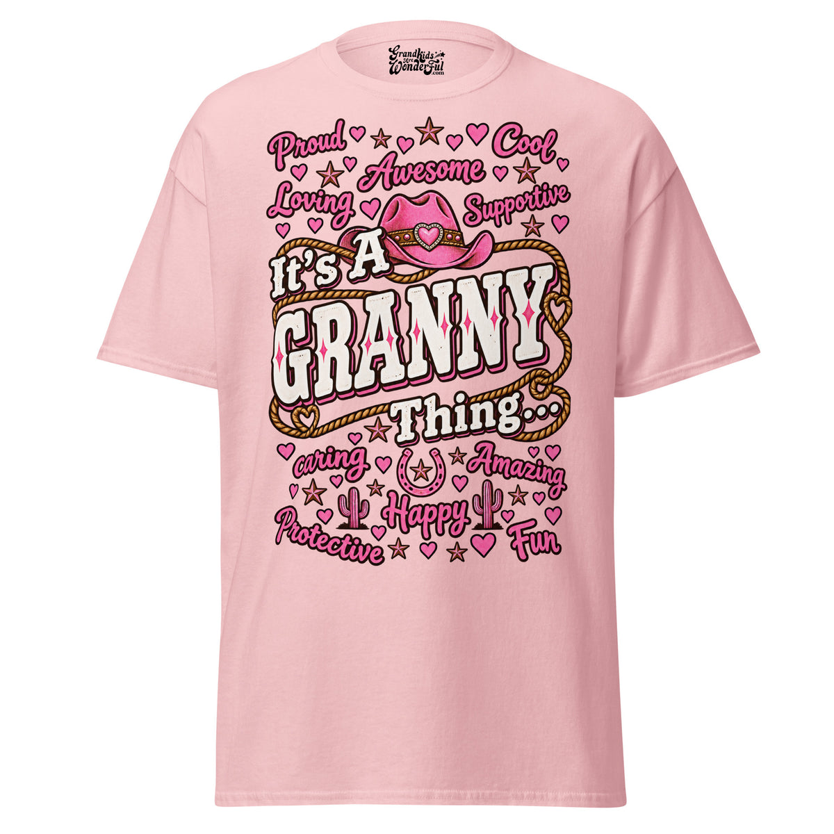 It's a Western Granny Thing - Unisex classic tee — Light Pink — front view