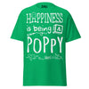 Happiness is Being a Poppy - Unisex classic tee — Irish Green — front view