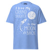 I Love my Granddaughter to the Moon and Back - Unisex classic tee — Carolina Blue — front view