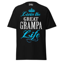 Livin' the GREAT-GRAMPA Life - Unisex classic tee — Black — front view