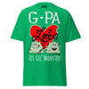 G-Pa Loves His Lil Monsters - Unisex classic tee — Irish Green — front view