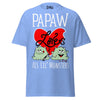 Papaw Loves His Lil Monsters - Unisex classic tee — Carolina Blue — front view