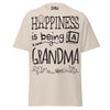 Happiness is Being a Grandma - Unisex classic tee — Natural — front view